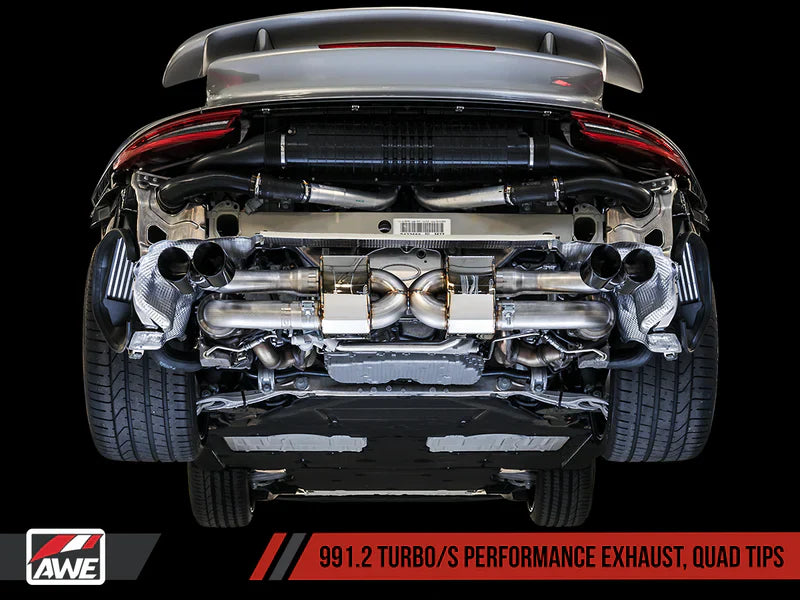 AWE PERFORMANCE Exhaust SYSTEM FOR THE PORSCHE 991.2 TURBO AND TURBO S