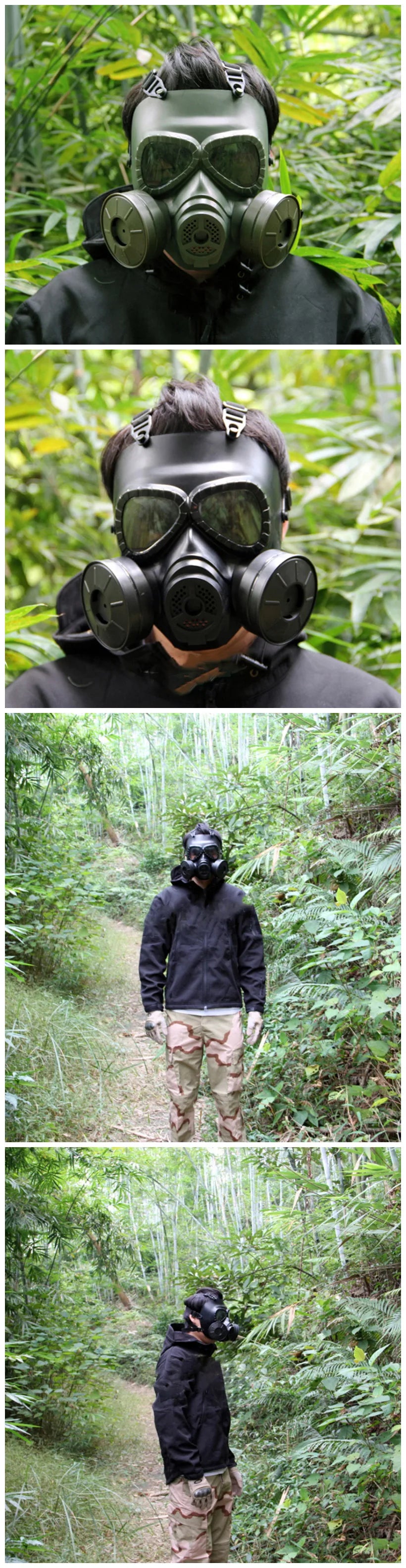 Full-Face Tactical Skull Mask — Cosplay, CS Game, Halloween & Masquerade Protection Mask