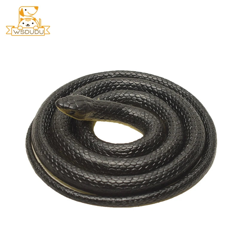 Realistic Flexible Snake Toy (1.2 m) — Rubber Prank Prop & Halloween Décor