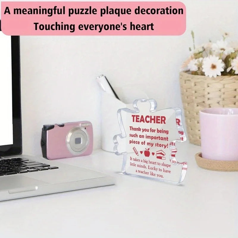 Teacher Appreciation Gift — Elegant Keepsake & Thank You Present for Female Teacher