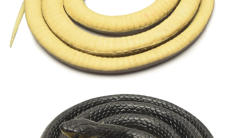 Realistic Flexible Snake Toy (1.2 m) — Rubber Prank Prop & Halloween Décor