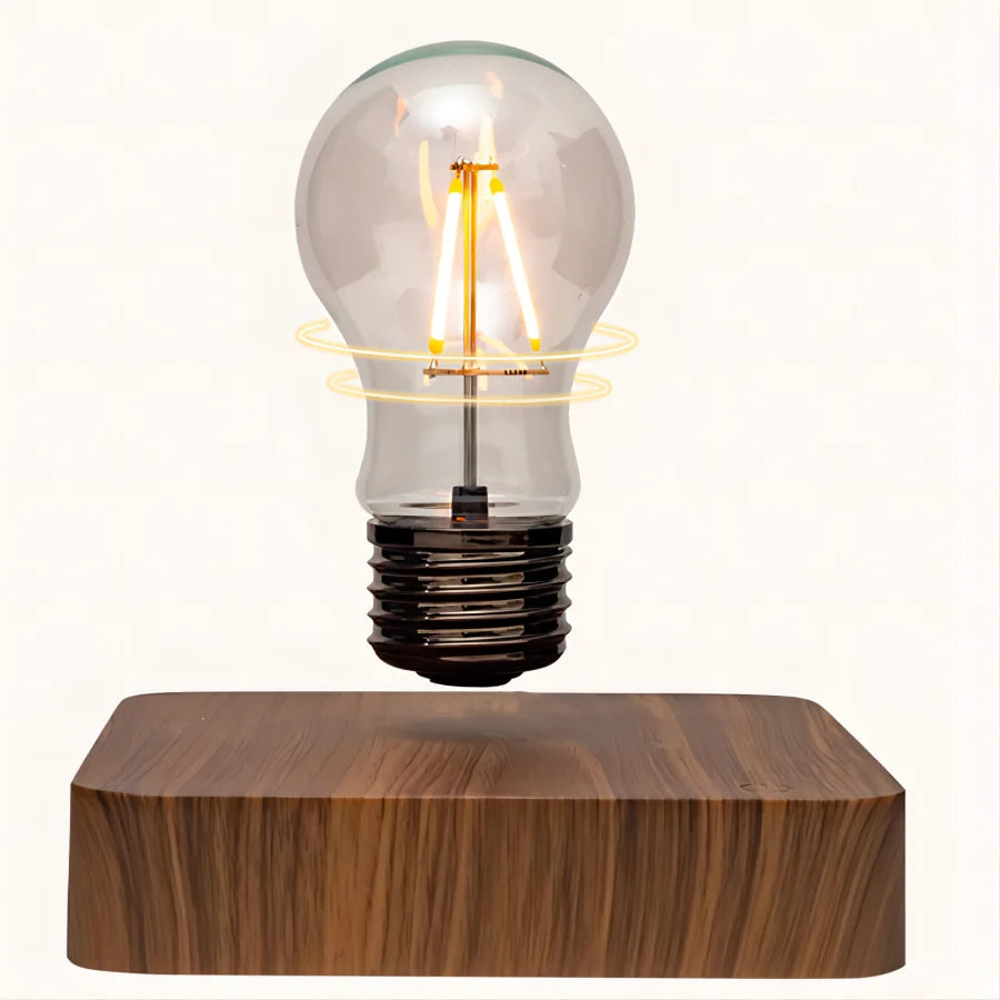 LevitaGlass™ Magnetic Levitating LED Bulb — Ambient Desk Lamp & Novelty Home Decor