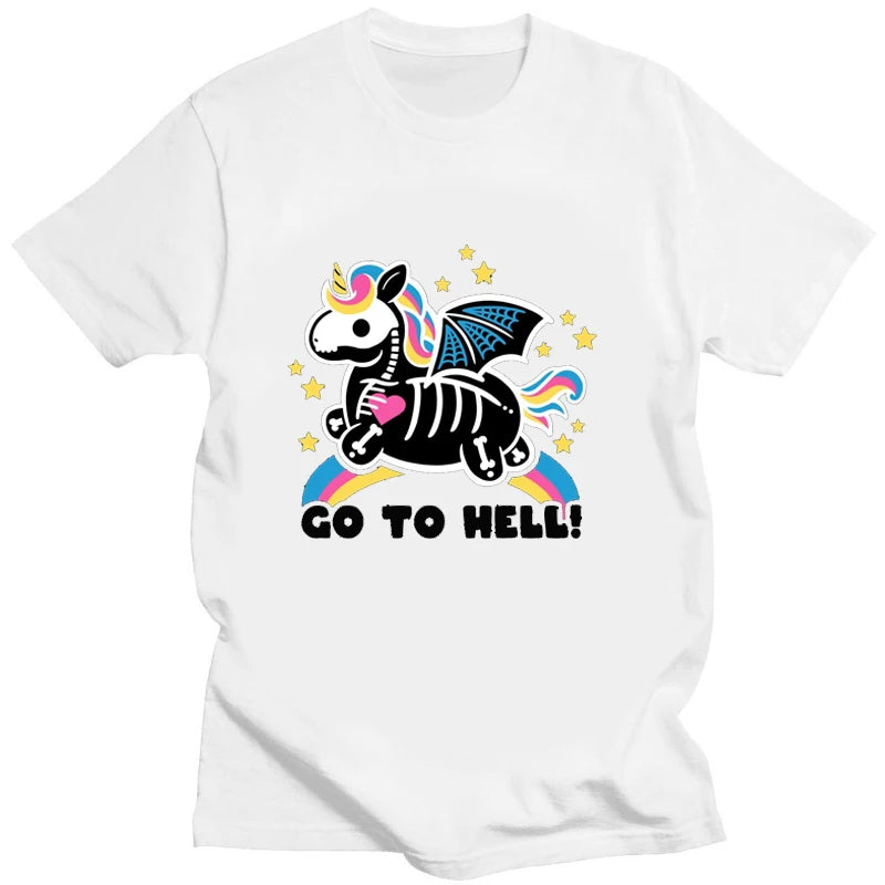 Funny Skeleton Halloween T-Shirt — Creative Ghost & Bone Design for Men & Women (Casual Streetwear)