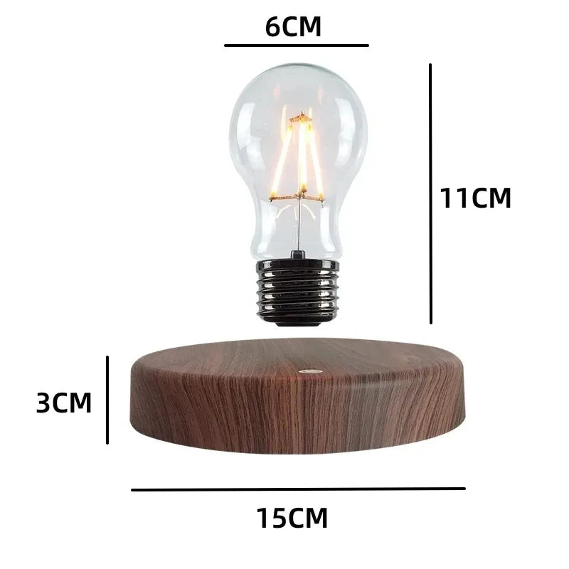 LevitaGlass™ Magnetic Levitating LED Bulb — Ambient Desk Lamp & Novelty Home Decor