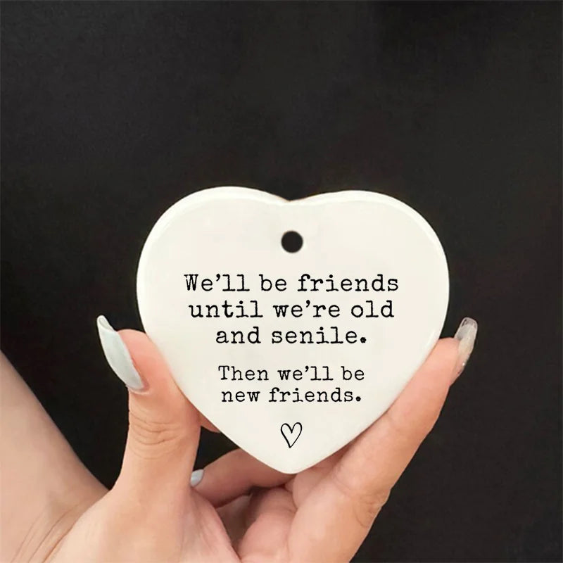 BFF Forever Keepsake — Funny Best Friend Christmas/Birthday Ornament Gift