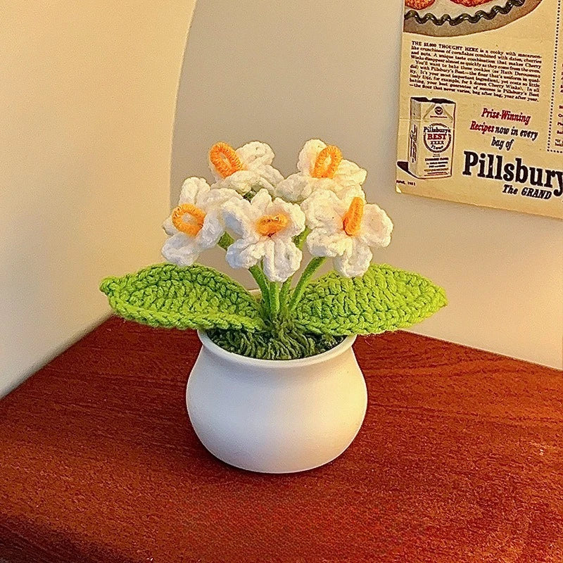 Hand-Woven Sunflower Bouquet — Creative Keepsake for Girlfriend, Car & Table Décor Gift