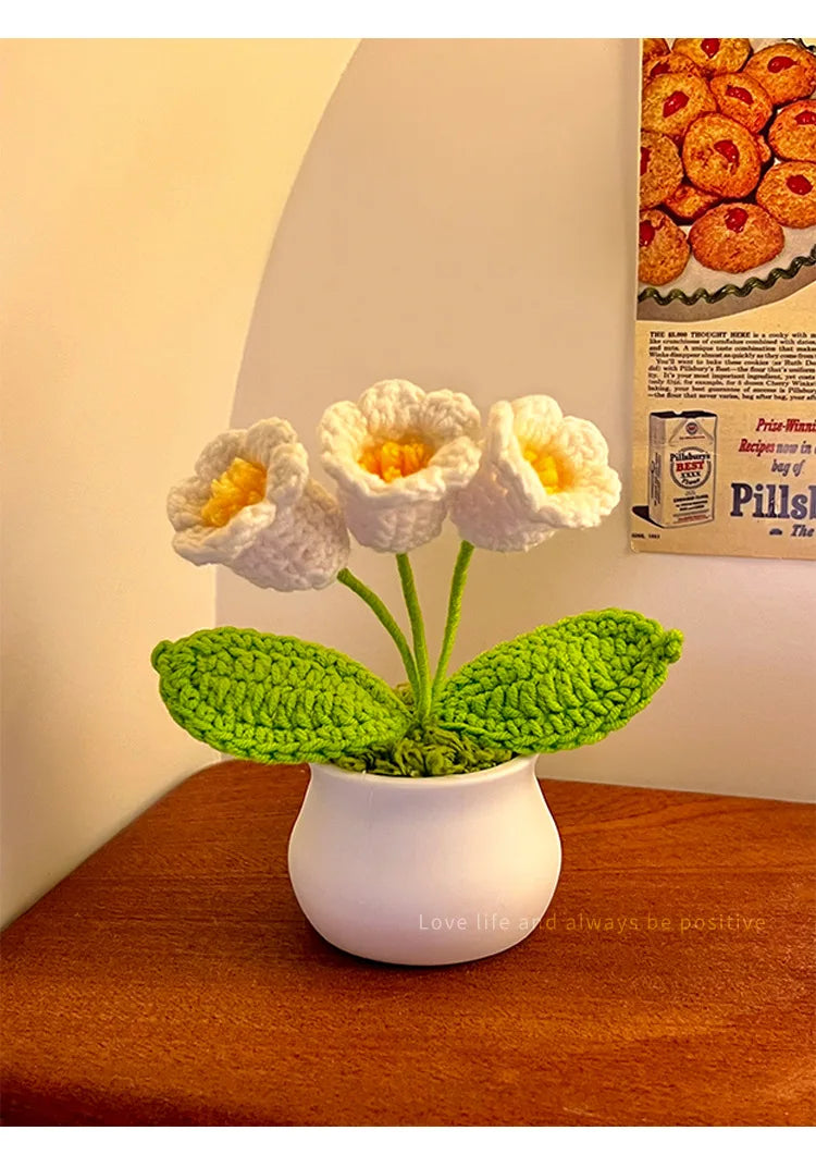 Hand-Woven Sunflower Bouquet — Creative Keepsake for Girlfriend, Car & Table Décor Gift