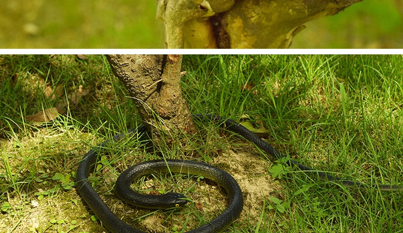 Realistic Flexible Snake Toy (1.2 m) — Rubber Prank Prop & Halloween Décor