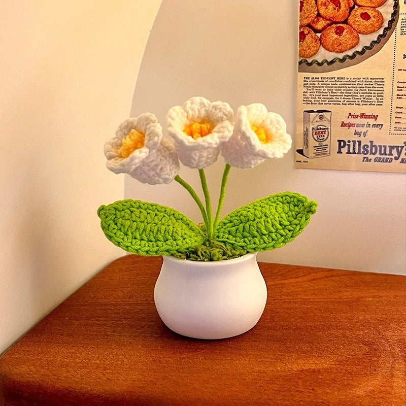 Hand-Woven Sunflower Bouquet — Creative Keepsake for Girlfriend, Car & Table Décor Gift