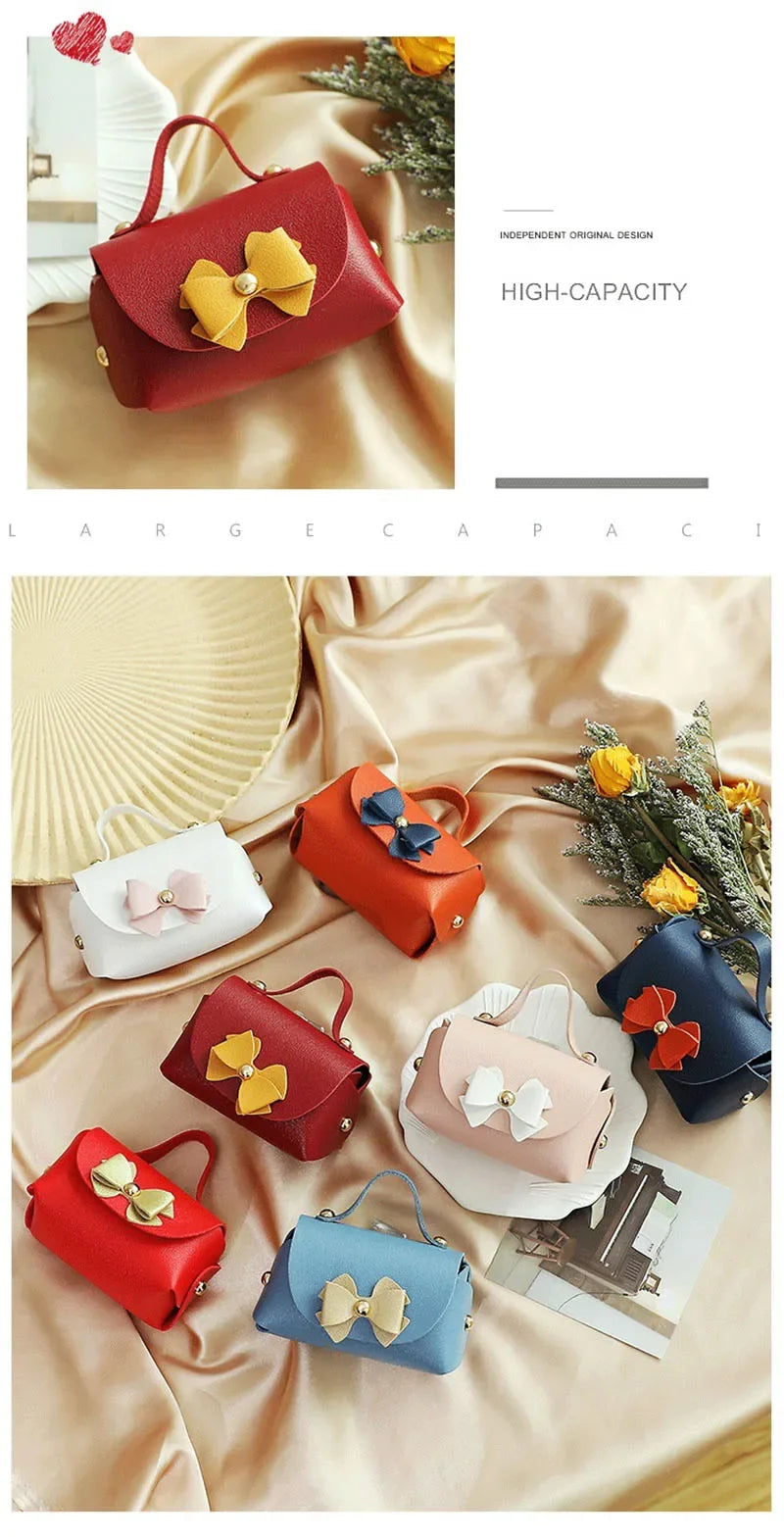 Wedding Gifts For Guests Mini Handbag Gift Bags Packaging Baby Shower Bags Cosmetic Lipstick Perfume Packaging Leather Bag