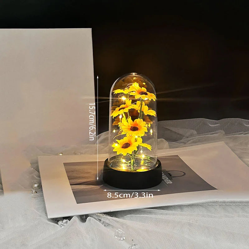 Eternal Sunflower Gift Set — Graduation, Mother’s Day & Special Occasion Keepsake