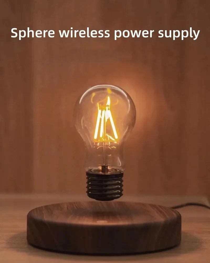 LevitaGlass™ Magnetic Levitating LED Bulb — Ambient Desk Lamp & Novelty Home Decor