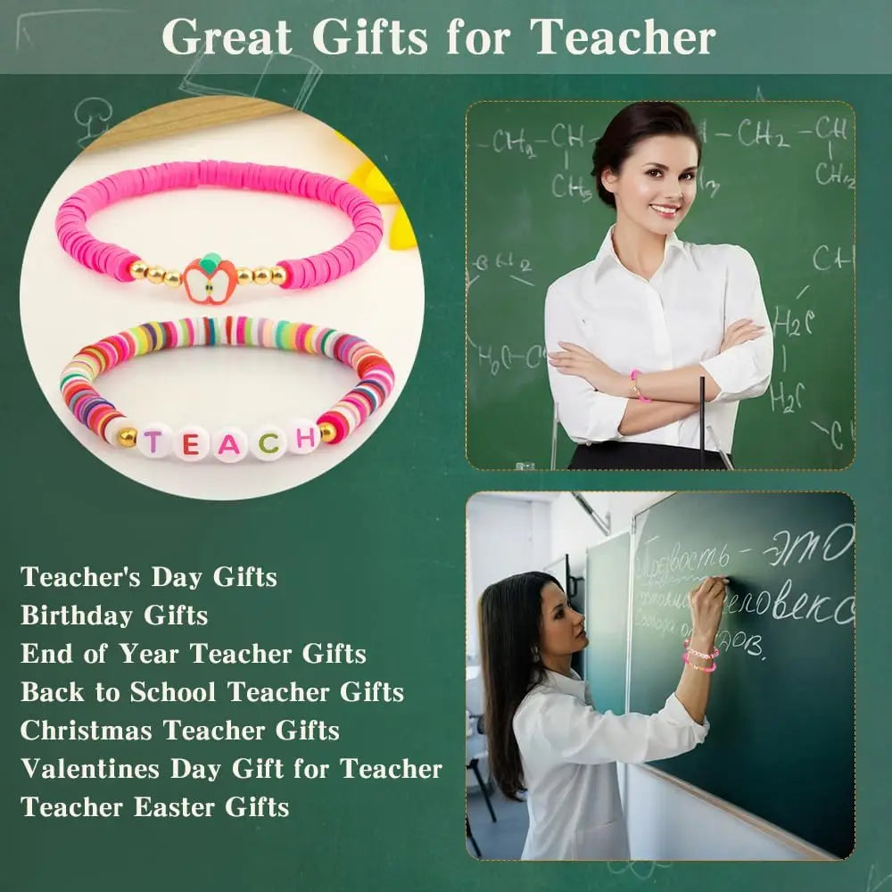 Teacher Gifts Teacher's Bracelets Teacher Thank You Appreciation Bracelet Inspirational Gifts for Teacher Graduation Gifts