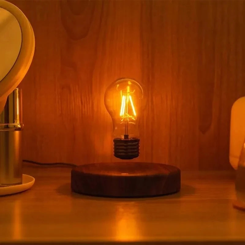 LevitaGlass™ Magnetic Levitating LED Bulb — Ambient Desk Lamp & Novelty Home Decor