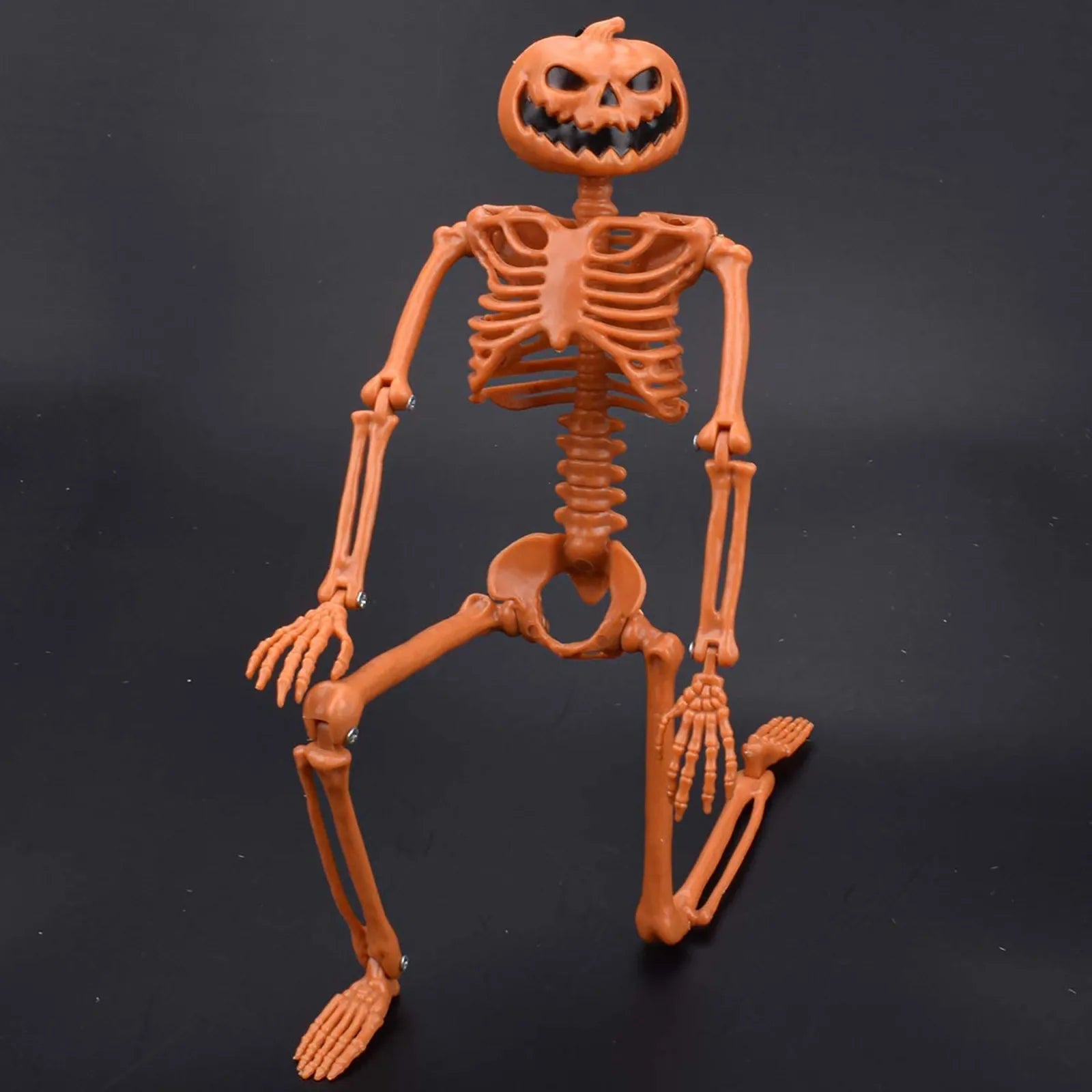 Person-Size Hanging Skeleton Prop — Poseable Full-Body Halloween Decoration & Haunted House Display