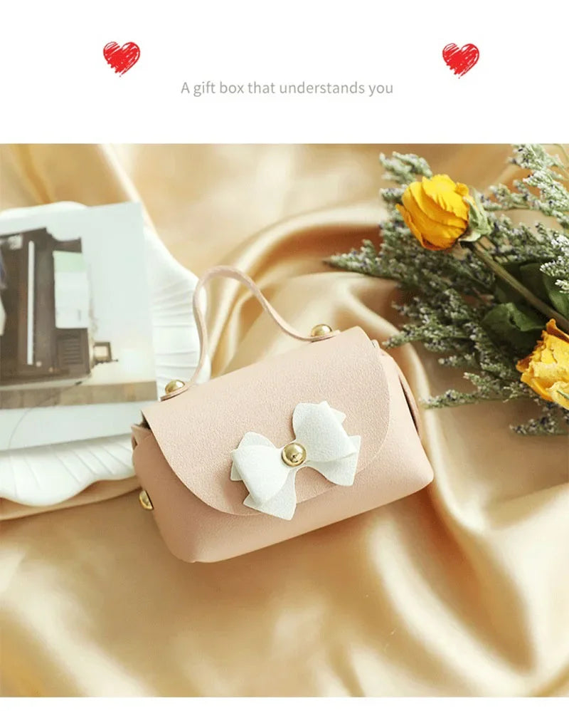 Wedding Gifts For Guests Mini Handbag Gift Bags Packaging Baby Shower Bags Cosmetic Lipstick Perfume Packaging Leather Bag