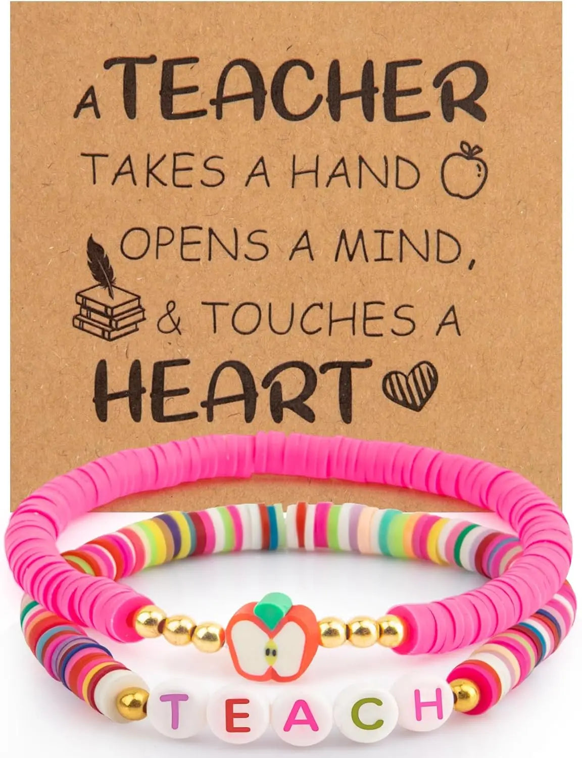 Teacher Appreciation Bracelet — Inspirational Gift for Teachers, Graduation & Thank You