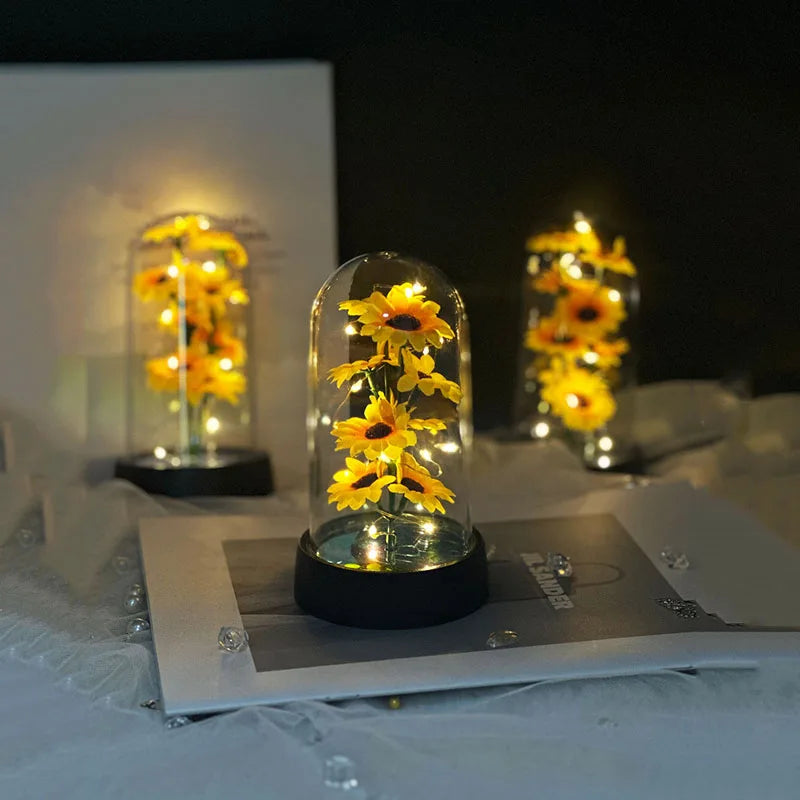 Eternal Sunflower Gift Set — Graduation, Mother’s Day & Special Occasion Keepsake