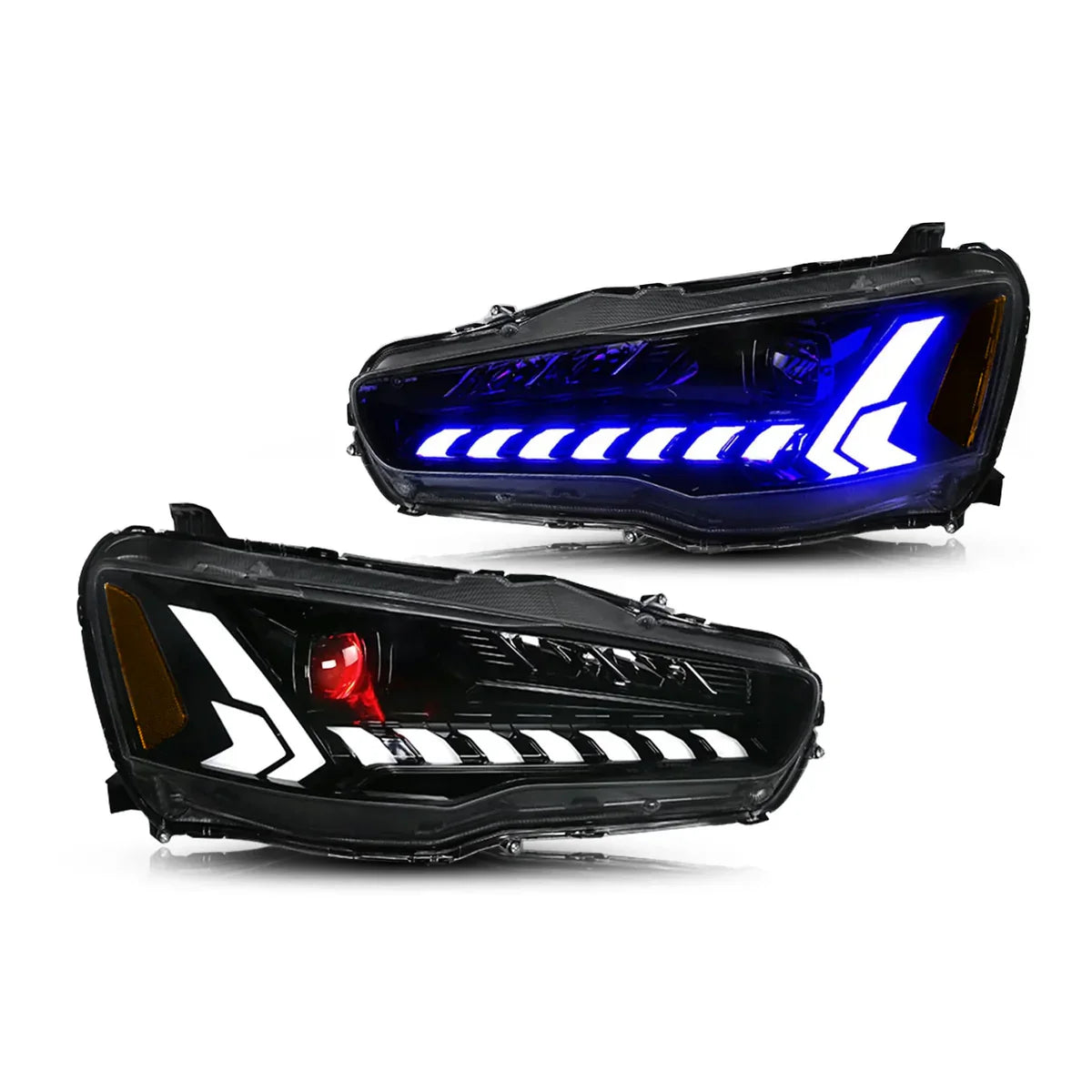 2007-2017 MITSUBISHI LANCER V2 SEQUENTIAL LED HEADLIGHTS