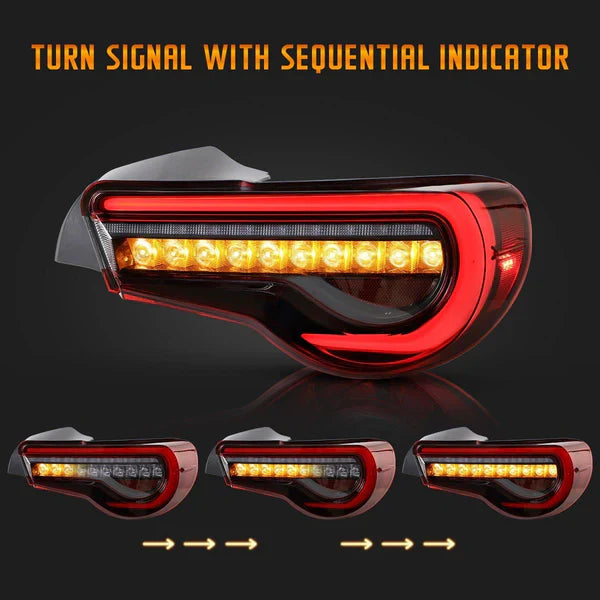 2012-2021 TOYOTA 86 / SUBARU BRZ SEQUENTIAL LED TAIL LIGHTS