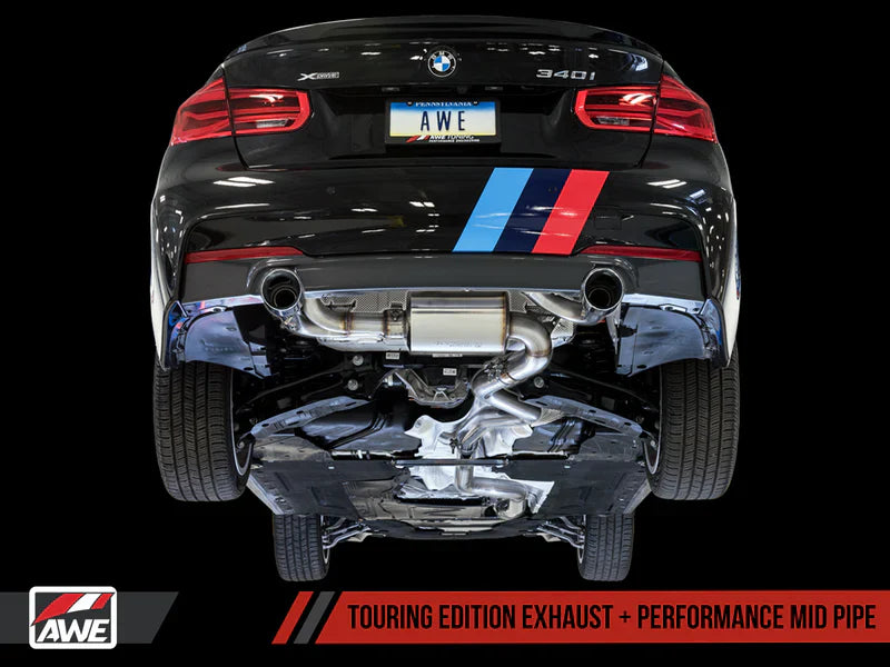 AWE Tuning BMW F3X 340i | 440i Touring Edition Axle-Back Exhaust