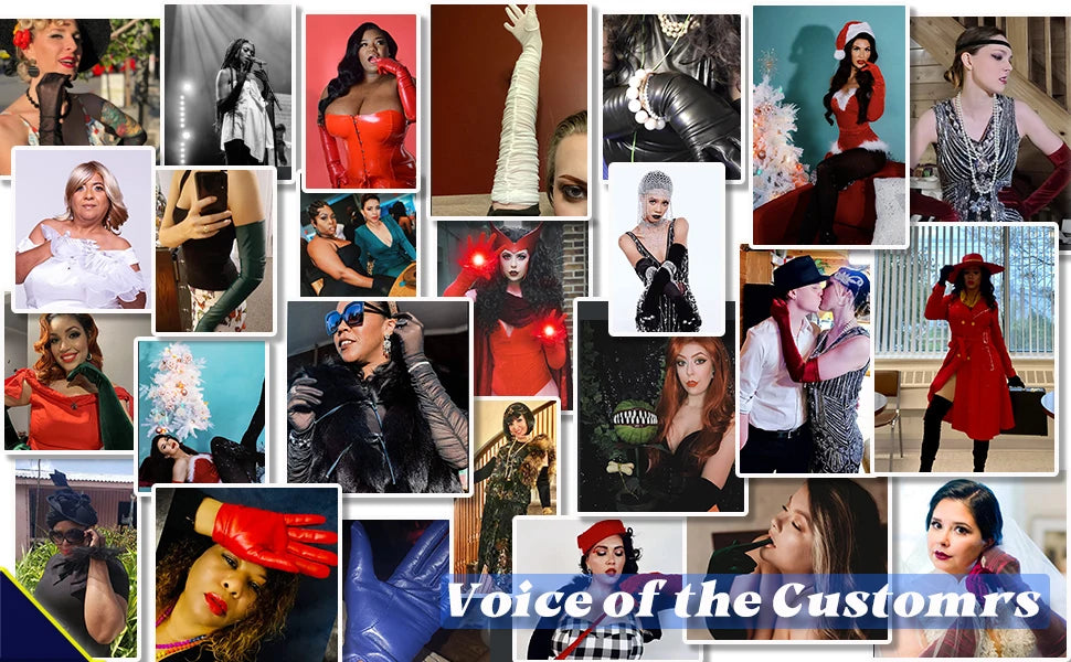 Long Black Opera Gloves (Faux Leather) — 70 cm Elegant Evening & Costume Accessory