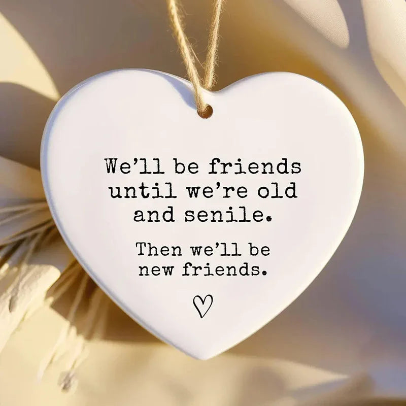 BFF Forever Keepsake — Funny Best Friend Christmas/Birthday Ornament Gift