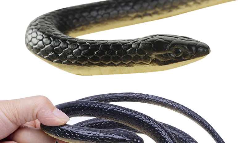 Realistic Flexible Snake Toy (1.2 m) — Rubber Prank Prop & Halloween Décor