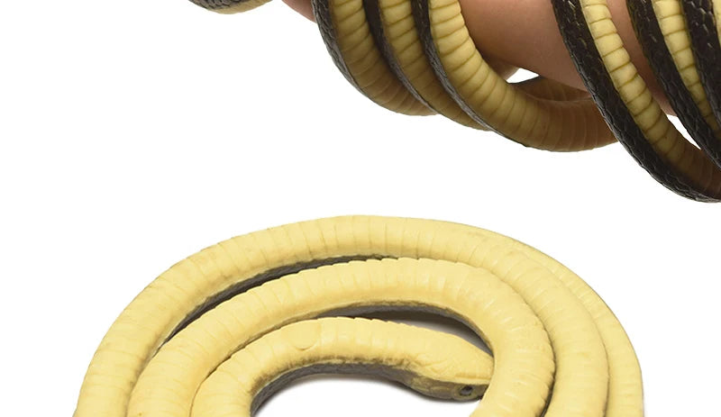 Realistic Flexible Snake Toy (1.2 m) — Rubber Prank Prop & Halloween Décor