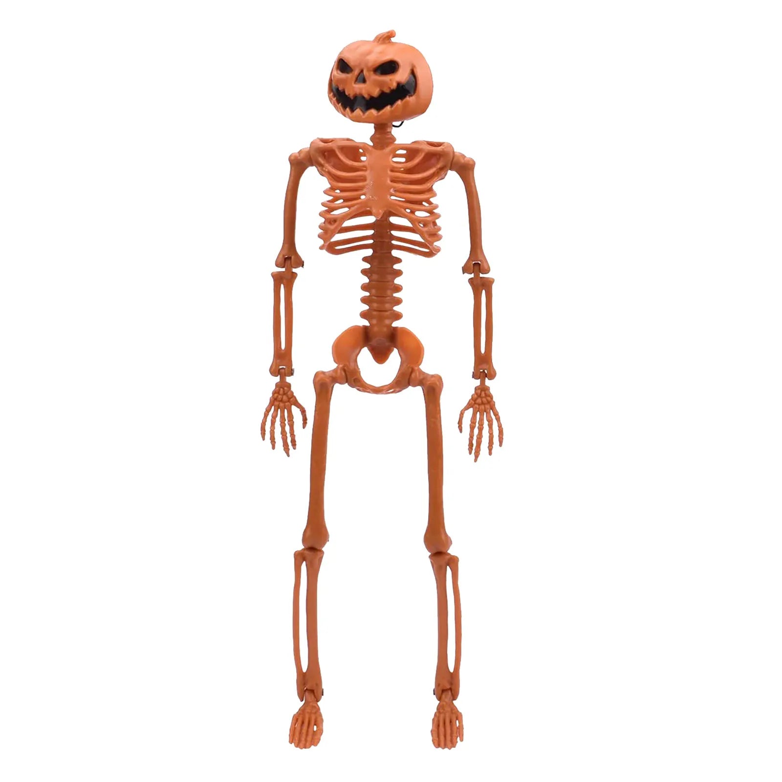Person-Size Hanging Skeleton Prop — Poseable Full-Body Halloween Decoration & Haunted House Display