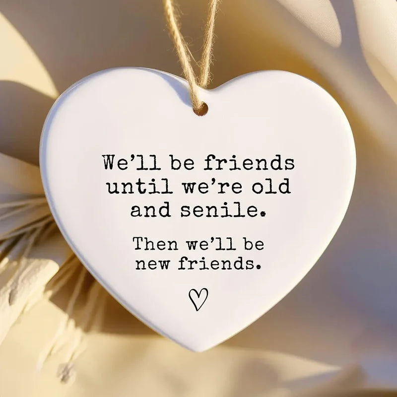 BFF Forever Keepsake — Funny Best Friend Christmas/Birthday Ornament Gift