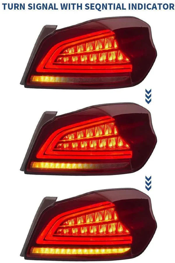2014-2021 SUBARU WRX STI SEQUENTIAL LED TAIL LIGHTS